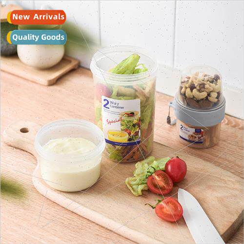Crisper Plastic Fruit Salad Bento Box Organizer Carry-on Por