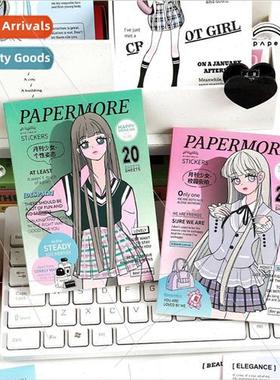 -adhesive stickers this months issue of the girl Korean girl