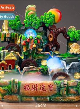 Saming water inviting wealth and wealth ornaments home creat