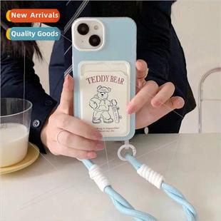 illustration 适用 14ProMax Cartoon slot bear new iPhon lines