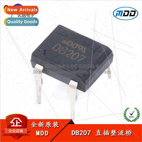 al Genuine  Plug DB207 2A/1000V Rectifier Bridge Stack ngle
