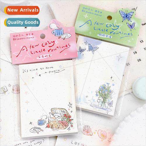 Sticky Note Book Some Cozy Everyday Series terary Style Illu