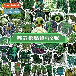 western monster octopus pcs dec mutant stickers Crusoe