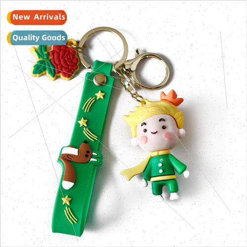 ttle Prince rose keychain creative cute cartoon doll keychai
