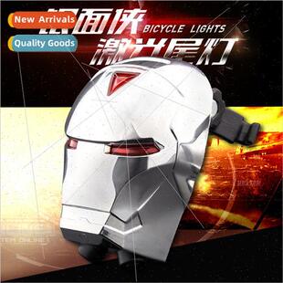 Iron Man Bicycle Laser Rear Tail ght Cycling ghts LED Cyclin