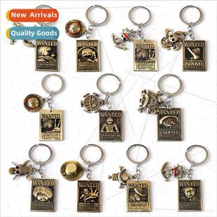 The new King of Thieves Wanted keychain straw hat ffy Ace Sa