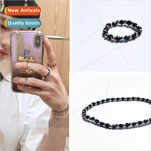StrayKids group Hwang Hyun  bracelet ring crystal beaded ela