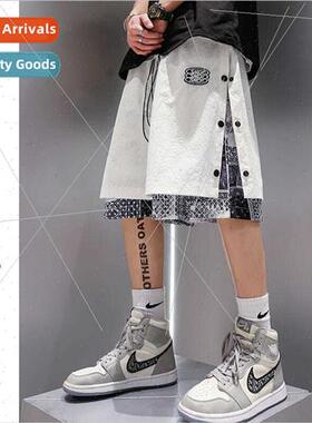 Shorts mens summer new outside wear hip-hop loose nd handsom