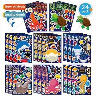 stickers sea cartoon diy cream puzzle ice children animals