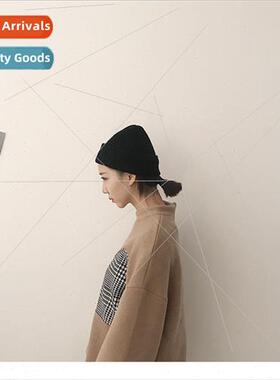 Short paragraph male Korean  of the hooligan cap knitted mel