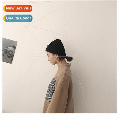 Short paragraph male Korean  of the hooligan cap knitted mel