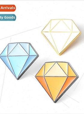 jewelry minimalist  blue diamonds yellow diamonds white toge