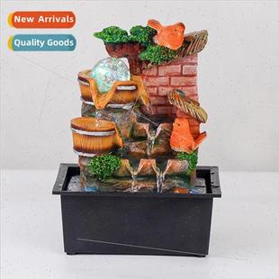 desktop creative small ornaments wate resin flowing entryway