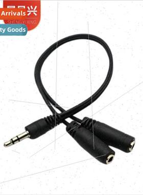 A two-part audio cable headset adapter cable cell phone comp