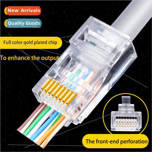 50 Rj45 Connectors Cat6 Connectors Network Unshielded Rj45 P