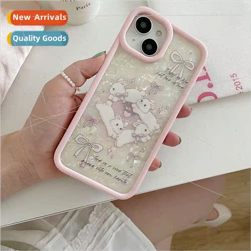 Niche ins shell pattern circle rabbit iPhone13 chain 14ProMa