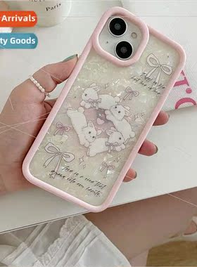 Niche ins shell pattern circle rabbit iPhone13 chain 14ProMa