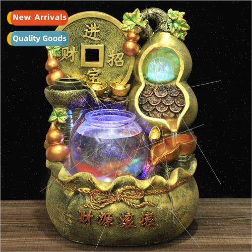 With round fish tank wealth rolling asure pot opening rocker