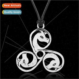 Celtic Necklace Three Headed Possession Nordic Dragon Viking