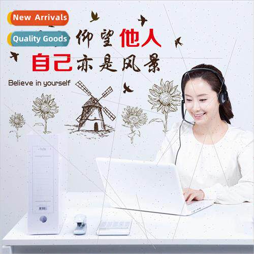 New wall stickers PVC corporate office decoration culture wa