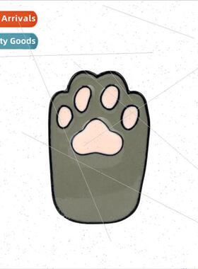 Cartoon cute dog paw cat paw alloy oil drop brooch corsage b