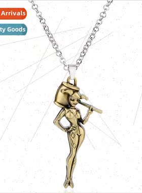 Movie Task 适用cexSuicide Squad Model Pendant Vintage Neckla