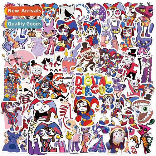 56 Magical Digital Circus Stickers Guitar Laptop ggage DIY W