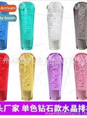 Diamond Crystal Bubble Shifter Head Shifter Lever Car Modifi