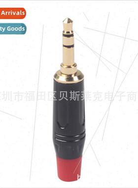 New Gold Plated 3.5mm Stereo Audio Cable DIY Soldering Plugs