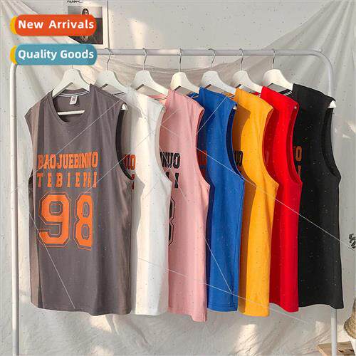Summer mens undershirt nd youth casual sports shoulder top c