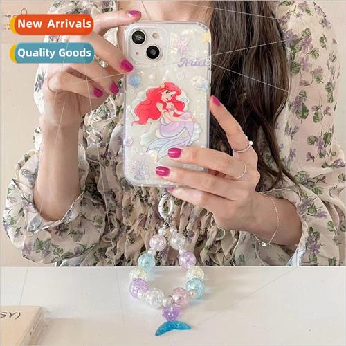 Cartoon Mermaid Princess Apple 14 PROMAX double-sided shell图片