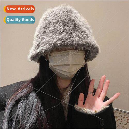 Autumn and winter temperament bell-shaped fishermans hat chi