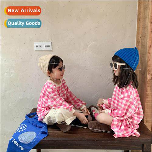 Child brother and sister outfit 2023 spring Korean casual bi