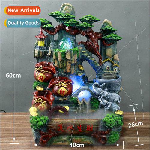 Auspicious elephant ornaments living room decorative transit