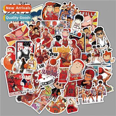 50 -repeating Japanese sports comics dunker stickers removab