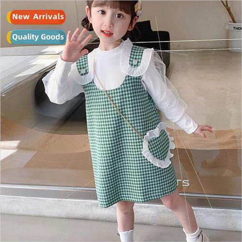 Girls back dress suit fall 2023 new fall baby fashionable ch