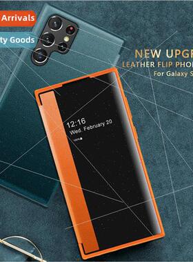 适用 Samsung S24Ultra Phone Case S22plus Vegan Leather Case