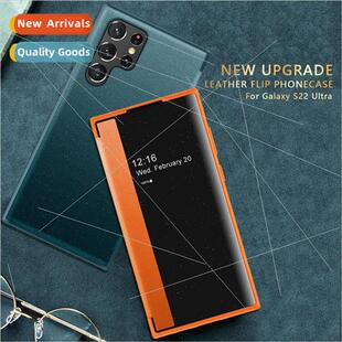 适用 Samsung S24Ultra Phone Case S22plus Vegan Leather Case