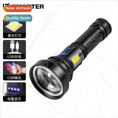 New strong LED rechargeable laser flashlight electric show s