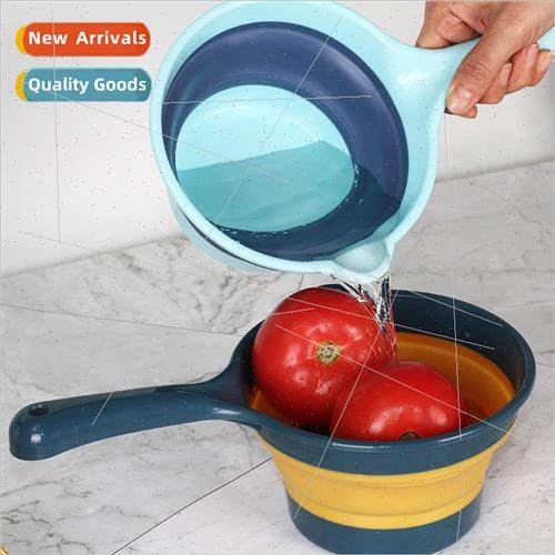 Household kitchen collapsible water scoop thickened plastic