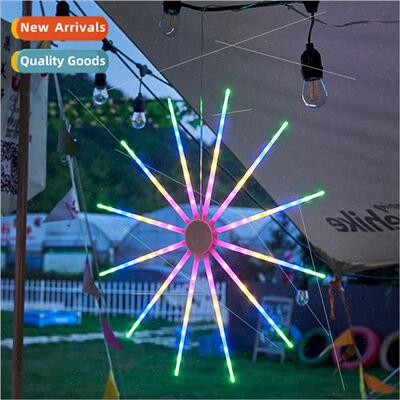 New ambient copper wire light string rgb fan light exploding