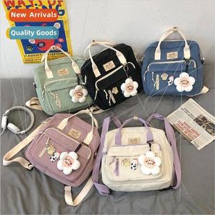 girl retro Japanese female bag soft Mori campus ins Korea