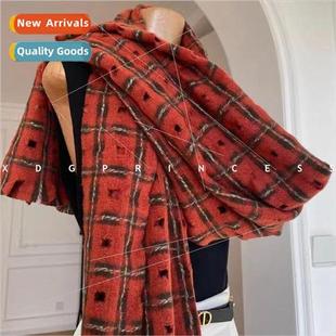 scarf Ruyi faux sense cashm winter children Premium plaid