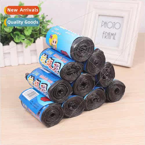 Disposable Black Trash Bags Rolled Trash Bags Breakpoint Tra