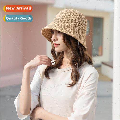 2022 new bucket hat female show face small spring and summer