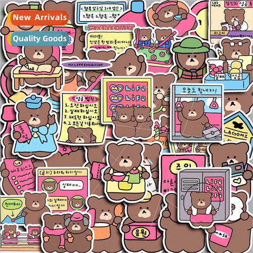 Korea Bear Bear 50 cute handbook stickers suitcase phone cas