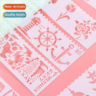 pcs Stencils Drawing Strip Generation Set New Long