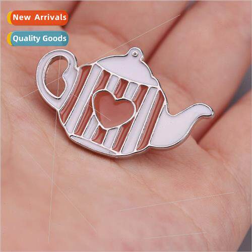 Teacup creative design personalized versatile alloy lapel pi