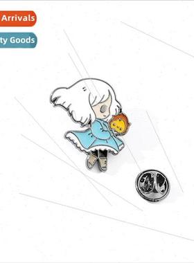 SKY ght Encounter Brooch Personalized Small White Bird Pin M