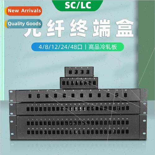 Fiber Optic Fusion Box 4/8/12/24 ports 48 core rack mount fi